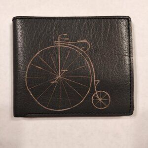 Marc Simard Broundoor Artisan Men's Wallet Brown Leather Hand Etched Signed New